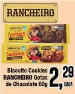 Redeconomia Biscoito Cookies Rancheiro Gotas de Chocolate oferta