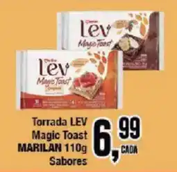 Redeconomia Torrada lev magic toast marilan sabores oferta