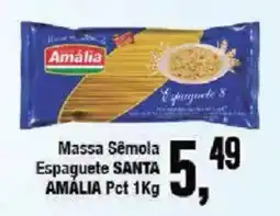 Redeconomia Massa Sêmola Espaguete SANTA oferta