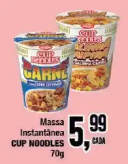 Redeconomia Massa instantânea cup noodles carne oferta