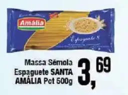 Redeconomia Massa Sêmola Espaguete SANTA AMÁLIA oferta