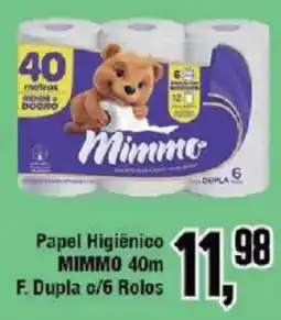 Redeconomia Papel Higiênico Mimmo 40m oferta