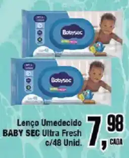 Redeconomia Lenço Umedecido Baby Sec Ultra Fresh oferta
