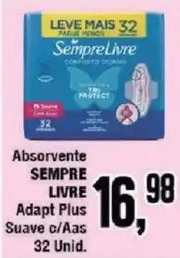 Redeconomia Absorvente sempre livre adapt plus suave c/aas oferta