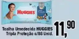 Redeconomia toalha umedecida huggies tripla proteção oferta