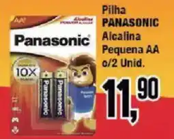 Redeconomia Pilha PANASONIC Alcalina Pequena AA oferta