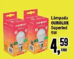 Redeconomia Lâmpada ourolux superled 9w oferta