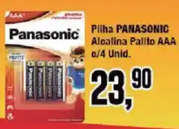 Redeconomia Pilha panasonic alcalina palito aaa oferta