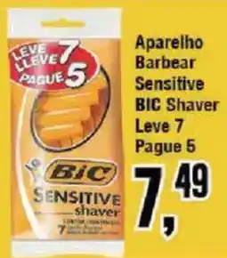 Redeconomia Aparelho barbear sensitive bic shaver oferta