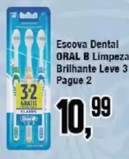 Redeconomia Escova Dental Oral B Limpeza Brilhante oferta