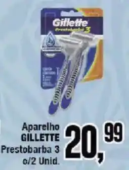 Redeconomia Aparelho gillette prestobarba 3 oferta