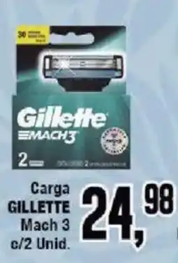 Redeconomia Carga gillette mach 3 oferta