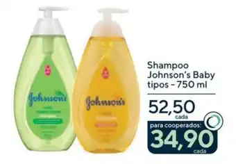 Shampoo johnson's baby tipos