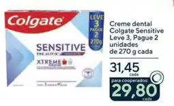 Drogaria Coop Creme dental colgate sensitive oferta