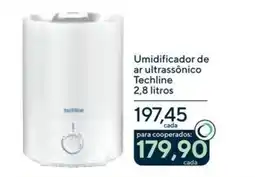 Drogaria Coop Umidificador de ar ultrassônico Techline oferta