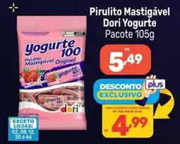 Supermercados Jau Serve Pirulito Mastigável Dori Yogurte oferta