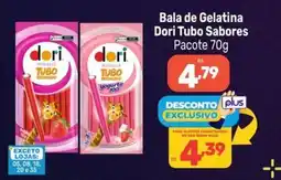 Supermercados Jau Serve Bala de Gelatina Dori Tubo Sabores oferta