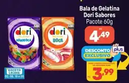 Supermercados Jau Serve Bala de Gelatina Dori Sabores oferta