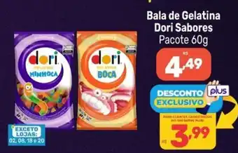 Bala de Gelatina Dori Sabores