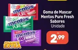 Supermercados Jau Serve Goma de mascar mentos pure fresh sabores oferta