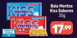 Supermercados Jau Serve Bala Mentos Kiss Sabores oferta