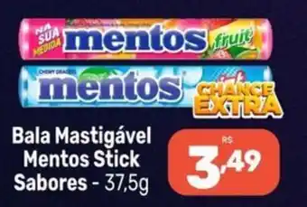 Bala Mastigável Mentos Stick Sabores