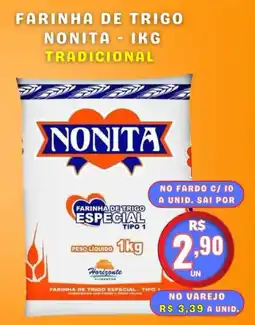 Serrano Supermercado Farinha de trigo nonita - 1kg tradicional oferta