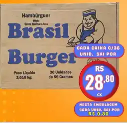 Serrano Supermercado Hambúrguer brasil burger oferta