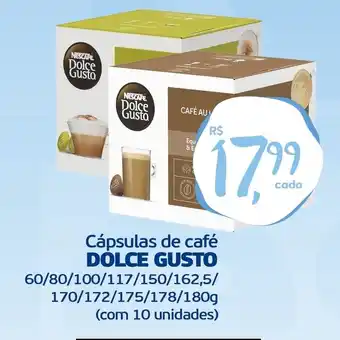 Cápsulas de café dolce gusto