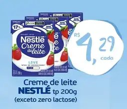 Cometa Supermercados Creme de leite Nestlé tp 200g oferta