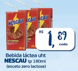 Cometa Supermercados Bebida láctea uht nescau tp 180ml oferta