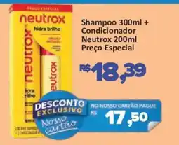 Supermercados Savegnago Shampoo hidra brilho + condicionador oferta