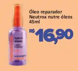 Supermercados Savegnago Óleo reparador Neutrox nutre óleos oferta