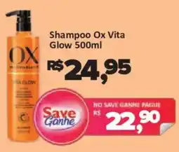 Supermercados Savegnago Shampoo Ox Vita Glow oferta