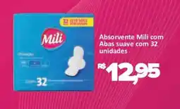 Supermercados Savegnago Absorvente mili com abas suave oferta