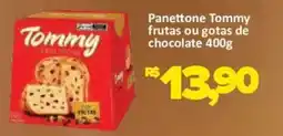Supermercados Savegnago Panettone tommy frutas ou gotas de chocolate oferta