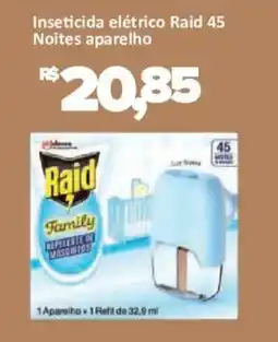 Supermercados Savegnago Inseticida elétrico raid 45 noites aparelho oferta