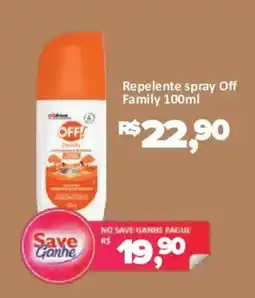 Supermercados Savegnago Repelente spray off family oferta