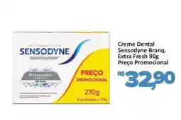 Supermercados Savegnago Creme Dental Sensodyne Branq. Extra Fresh oferta
