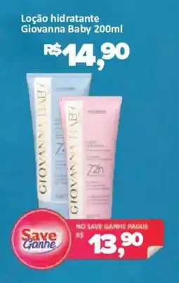Supermercados Savegnago Loção hidratante giovanna baby oferta