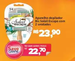 Supermercados Savegnago Aparelho depilador bic soleil escape oferta