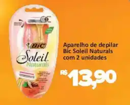 Supermercados Savegnago Aparelho de depilar bic soleil naturals oferta