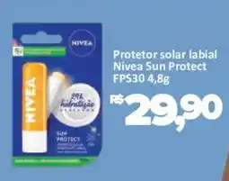 Supermercados Savegnago Protetor solar labial nivea sun protect oferta