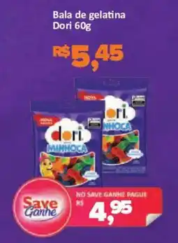 Supermercados Savegnago Bala de gelatina Dori oferta