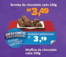 Supermercados Savegnago Bomba de chocolate oferta