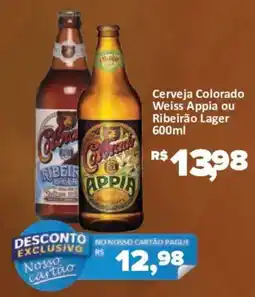 Supermercados Savegnago Cerveja Colorado Weiss Appia ou Ribeirão Lager oferta