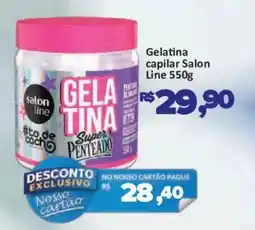 Supermercados Savegnago Gelatina capilar Salon Line oferta