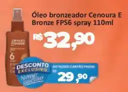 Supermercados Savegnago Óleo bronzeador cenoura e bronze fps6 spray oferta