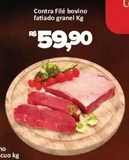 Supermercados Savegnago Contra Filé bovino fatiado granel oferta