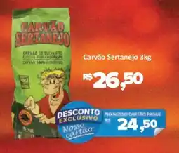 Supermercados Savegnago Carvão sertanejo oferta